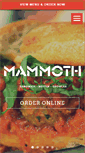 Mobile Screenshot of mammothseattle.com